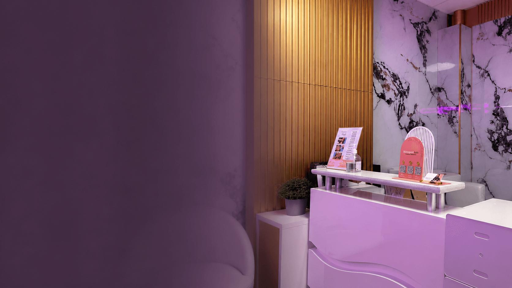 Premium Skincare Clinic Lobby